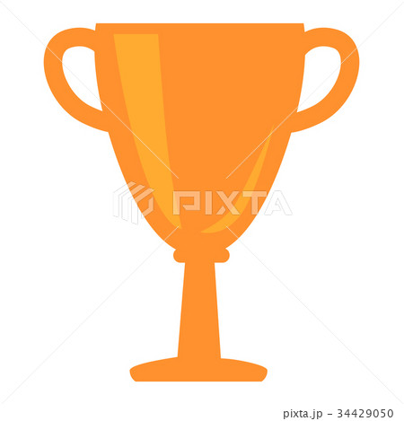 Golden Cup Award Icon Vector Illustration Isolated 34429050