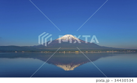 残雪の富士山 16:9 残雪の富士山 16:9 34430534