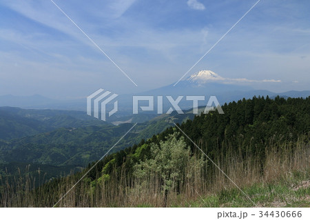 高松山山頂からの富士山 34430666