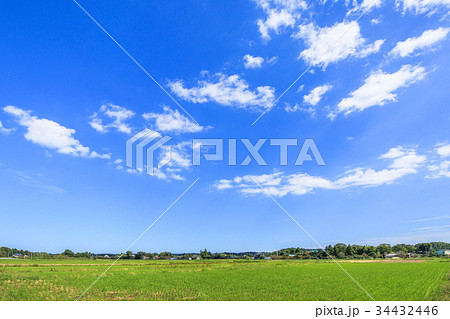長柄町 睦沢町の里山風景 長柄町 睦沢町の里山風景 34432446
