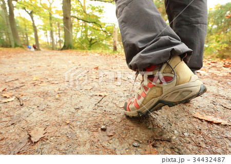close up of man foot 34432487