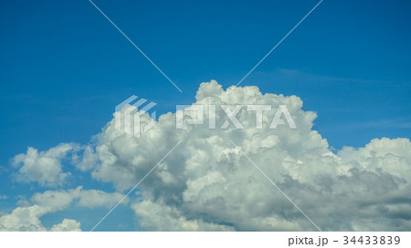 blue sky with white clouds blue sky with white clouds 34433839