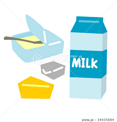 乳製品のイラスト素材