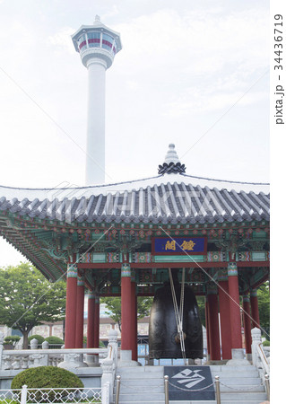 龍頭山公園と釜山タワー 龍頭山公園と釜山タワー 34436719