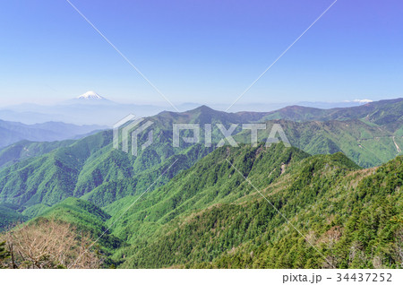 甲武信ヶ岳からの景色 甲武信ヶ岳からの景色 34437252