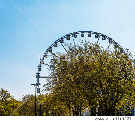 big wheel in the seaside village 34438404