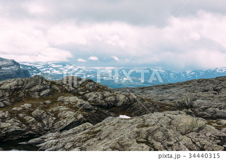 Typical norwegian landscape 34440315