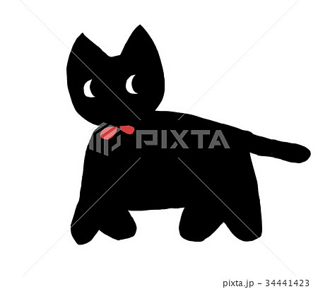 ハロウィン 黒猫 34441423