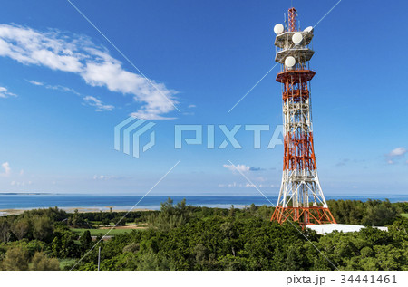多良間島　八重山遠見展望台からの景色 34441461