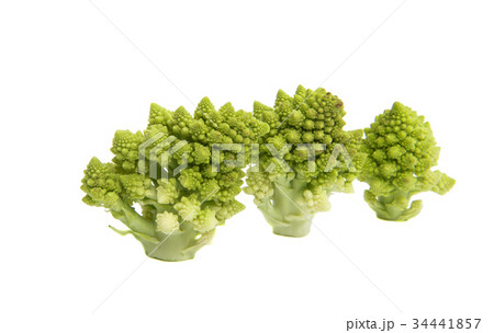 Romanesco cabbage isolated 34441857