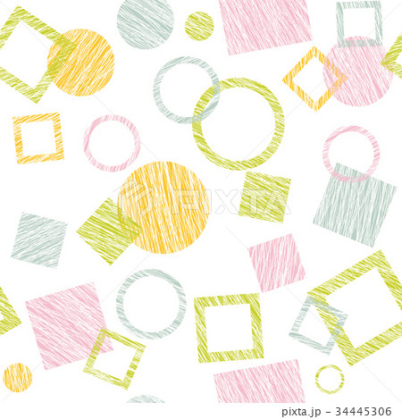 Random scratched elements. Simple seamless pattern 34445306