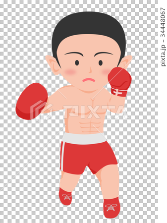 ボクシング　右フック 34448067