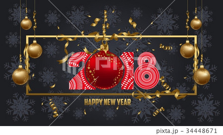 Christmas and happy new year 2018 Christmas and happy new year 2018 34448671