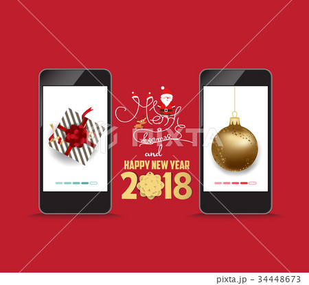 Christmas and happy new year 2018 Christmas and happy new year 2018 34448673