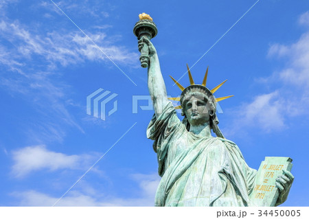 東京・お台場の自由の女神 34450005
