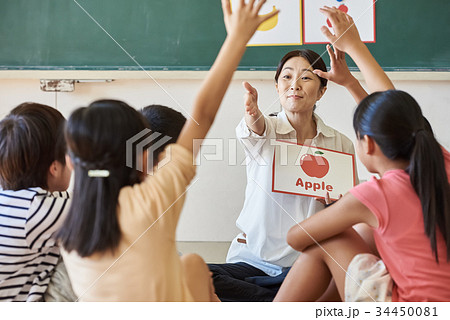 小学校 授業 英語 34450081