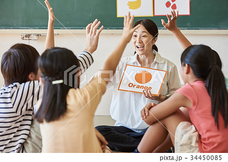 小学校 授業 英語 34450085