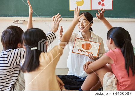 小学校 授業 英語 34450087