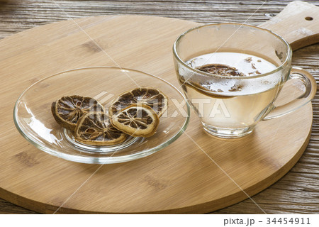 お茶を入れる 檸檬 レモン 34454911