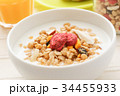 朝食 ヨーグルト オレンジジュース 34455933
