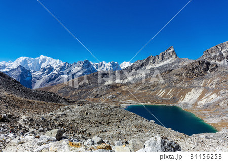 Lake in the mountains Lake in the mountains 34456253