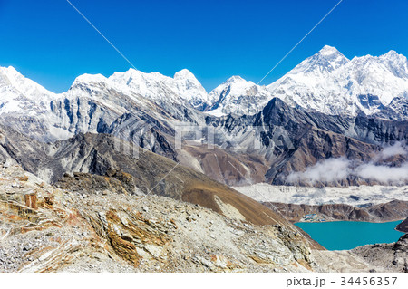 Lake in the mountains Lake in the mountains 34456357