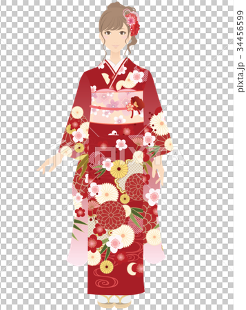 振り袖姿 振り袖姿 34456599
