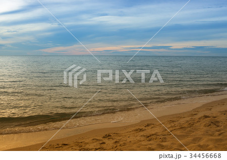 Sunrise and beach. Morning at sea beautiful Sunrise and beach. Morning at sea beautiful 34456668