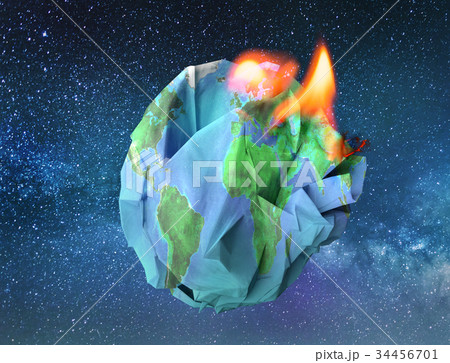 Global warming concept 3D illustration Global warming concept 3D illustration 34456701