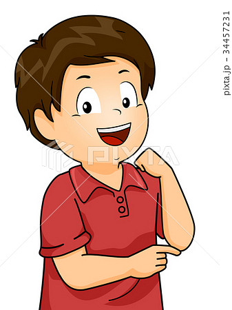 Kid Boy Body Parts Elbow 34457231