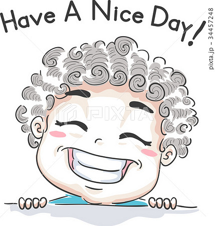 Kid Boy Have Nice Day Smile Kid Boy Have Nice Day Smile 34457248