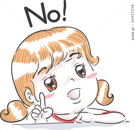 Kid Girl No Point Finger Kid Girl No Point Finger 34457256
