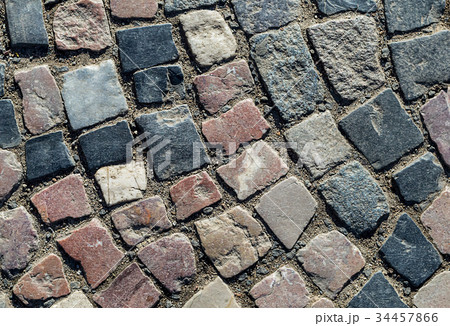 Background surface tile area round with stone Background surface tile area round with stone 34457866