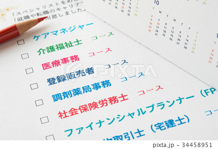 資格取得　登録販売者　医薬品販売　キャリアアップ　勉強　講座　教養　実用 34458951