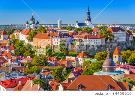 Tallinn, Estonia Skyline 34459610