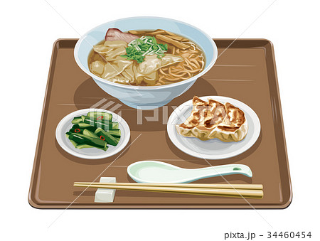 ワンタンメン餃子 34460454