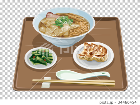 ワンタンメン餃子 34460454