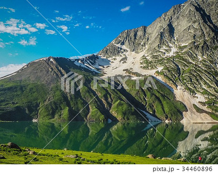Beautiful mountain landscape of Sonamarg, Kashmir. Beautiful mountain landscape of Sonamarg, Kashmir. 34460896