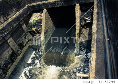 Wastewater treatment plant.. 34461294