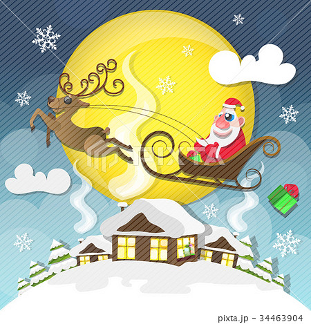 Cute Santa Claus 34463904