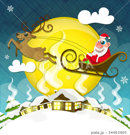 Cute Santa Claus 34463905