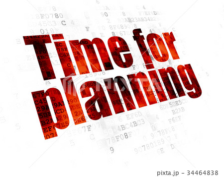 Time concept: Time for Planning on Digital Time concept: Time for Planning on Digital 34464838