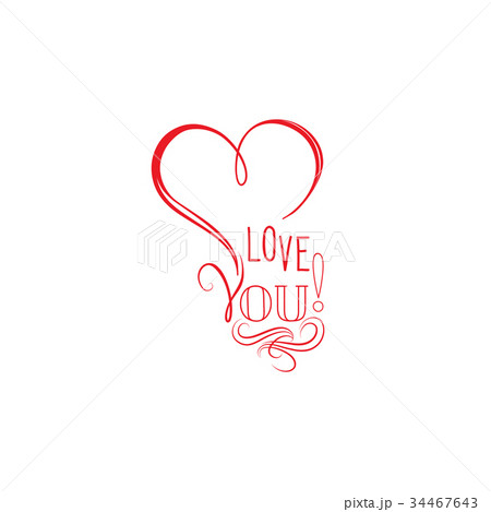 Love heart gift card. Valentine's holiday greeting Love heart gift card. Valentine's holiday greeting 34467643