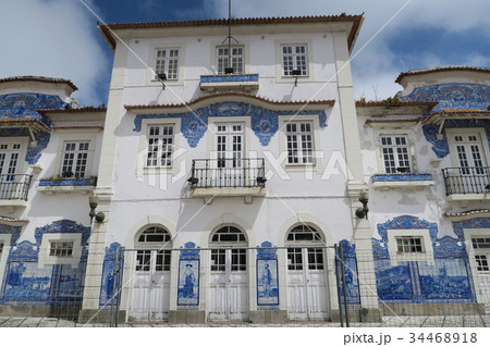 アヴェイロ旧駅舎のアズレージョ 34468918