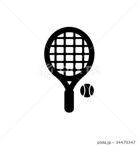 テニス アイコンのイラスト素材