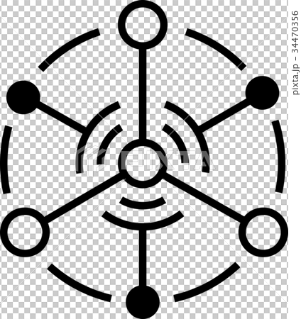 IoT ( Internet of Things ) アイコン 34470356