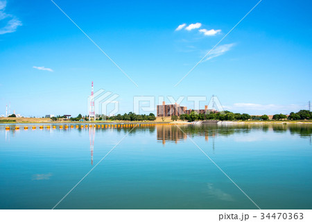 彩湖　ウオーターフロント　水がめ湖 34470363