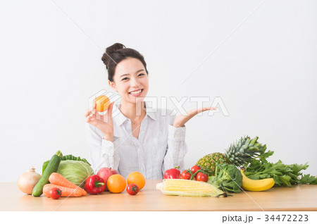 健康的な食卓 34472223