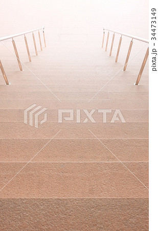 Brown stairs and light. Brown stairs and light. 34473149