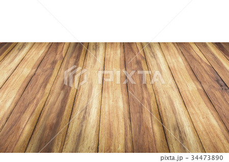 Wood floor isolated on white background. Wood floor isolated on white background. 34473890